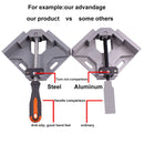 90-Grad-Eckklemme, rechtwinkliger Clip, Kunststoff, Einzelhanle, Doppelgriffklemmen für Holzbearbeitungsrahmen, Fotospannwerkzeuge