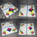 IQ-Puzzle, Entwicklung der Kinder, Intelligenz, frühes pädagogisches Puzzle, magische Perlen, verpackt, Gebäudepyramide, Farbform