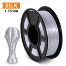 Filamento SUNLU SILK PLA 3D 1,75mm 1kg filamento PLA de textura de seda para impresora 3D materiales de impresión suave Material 3D ecológico