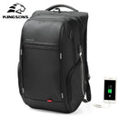 Kingsons Herren Rucksäcke 15'' 17'' Laptop Rucksack USB Ladegerät Tasche Anti-Diebstahl-Rucksack für Teenager Fashion Male Travel