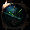 2022AILANG berühmte Markenuhr Montre Automatique Luxe Chronograph Square Large Dial Watch Hollow Wasserdichte Herrenmodeuhren