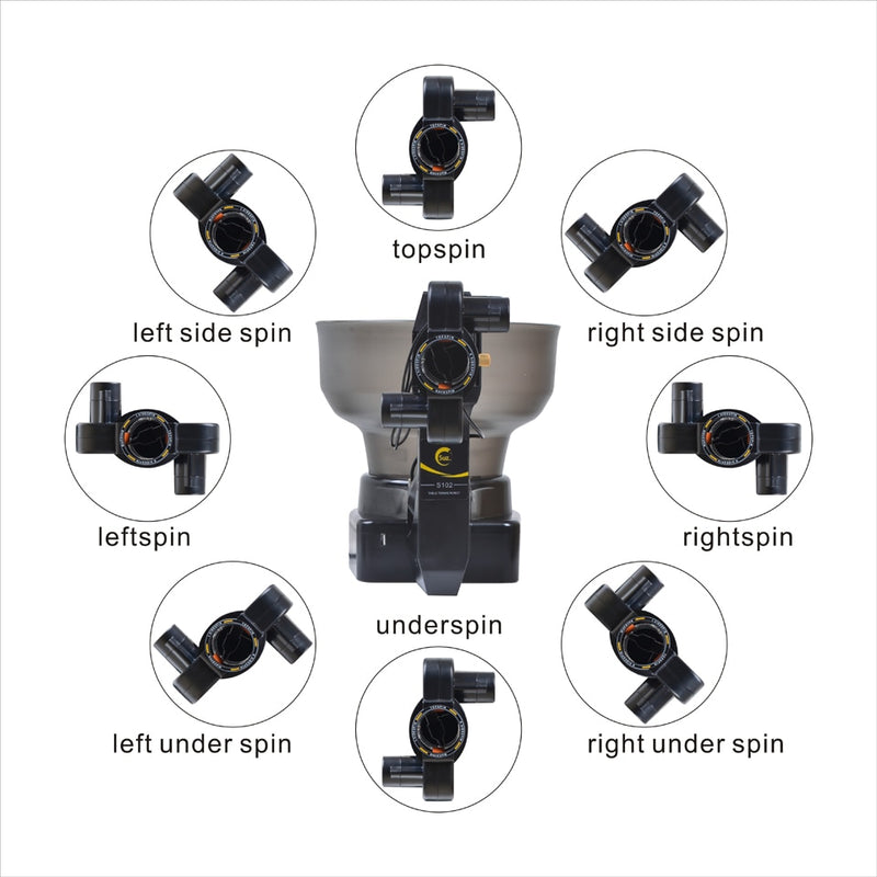 Suz Tischtennis-Roboter Ping-Pong-Ball-Maschine S102 Drahtlose ferngesteuerte automatische Tischtennis-Maschine für das Training mit 40 mm