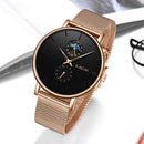 LIGE New Women Luxury Brand Watch Simple Quartz Lady Waterproof Wristwatch Female Fashion Casual Watches Clock reloj mujer 2019