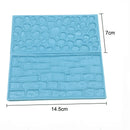 2pcs/set Stone Tree Bark Shape Embossed Bake Tool Fondant Cake Cupcake Decorating DIY Mold Tools Bakeware Cake Moulds