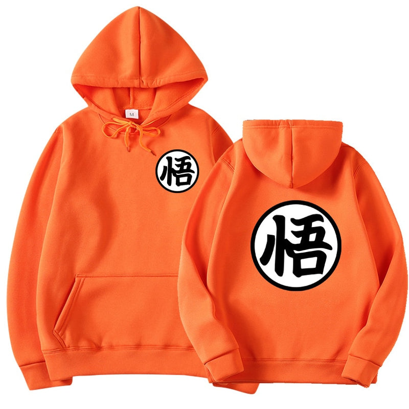 Neuester japanischer Anime Hoodie Cosplay Saiyan Son Harajuku Goku Tasche mit Kapuze Sweatshirts Hoodies Männer / Frauen