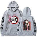 Hot Demon Slayer Kimetsu No Yaiba Hoodie Hip Hop Anime Pullover Tops Lose Lange Ärmel Herbst Mann Tuch