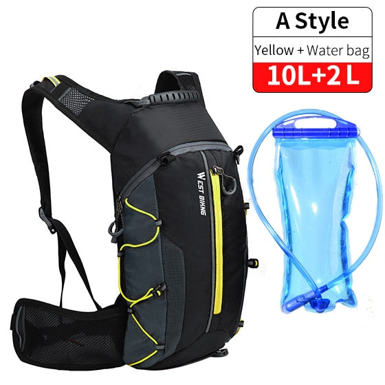 WEST BIKING Wasserdichte Fahrradtasche Tragbare Reflektierende Sport Radfahren Rucksack Outdoor Wandern Klettern MTB Fahrrad Zubehör