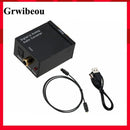 Grwibeou USB-DAC-Digital-zu-Analog-Audiokonverter RCA R/L-Ausgang Optisch Digital Stereo Audio SPDIF Koaxial zu Analog-DAC USB