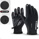 Motorradhandschuhe Moto-Handschuhe Winter-Thermo-Fleece gefütterte Winter-wasserabweisende Touchscreen-rutschfeste Motorrad-Reithandschuhe