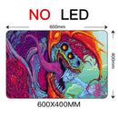 Sovawin Gaming Mauspad RGB Hintergrundbeleuchtung Matte 900x400 Gamer XXL Computer Mousepad CS GO Hyper Beast Rutschfeste Gummi Schreibtischunterlage für PC