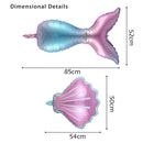 97 stücke Meerjungfrau Party Ballon Girlande Bogen Kit Lila Rosa Shell Meerjungfrau Schwanz Helium Globos Baby Shower Birthday Party Dekoration