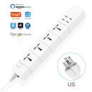 WIFI Smart Power Strip Universal Funktioniert mit Alexa Googlehome Multi Plug Four Takes 6AC Socket 4 USB Voice Control UK/EU/US/AU