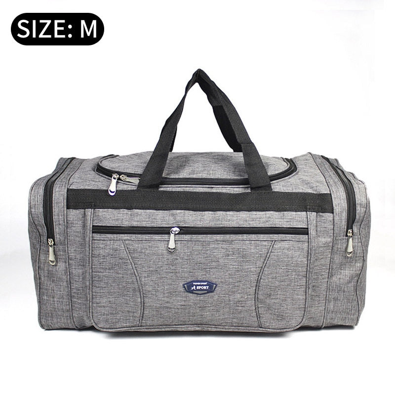 Women Men Oxford Travel Duffel Bag Carry on Luggage Bag Men Tote Large Capacity Weekender Gym Sport Holdall Overnight Bag XA189K