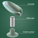 Caja de jabón en forma de hoja caja de soporte de jabón de drenaje soporte de jabón de ducha de baño bandeja de placa de almacenamiento suministros de baño Gadge de baño