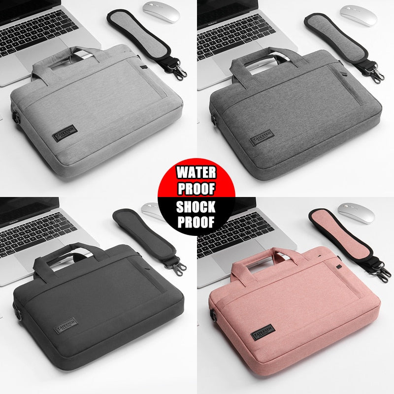 Funda para portátil, funda protectora para hombro, funda de transporte para pro 13 14 15,6 17 pulgadas, Macbook Air, ASUS, Lenovo, Dell, Huawei, bolso