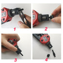 ALLSOME BT-606 NIETMUTTERN-WERKZEUG Handblindnieter Handnietmaschine Nietpistole mit 5 metrischen Dornen 50 Stück Nietmuttern