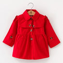 2021 Spring Autumn Girls Windbreaker Coat Jackets Baby Kids Flower Embroidery Hooded Outwear For Baby Kids Coats Jacket Clothing