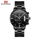 Stainless Steel Men Watches Luxury Top Brand Fashion Casual Dress Quartz Wristwatch Relogio Masculino Business Calendar Watches