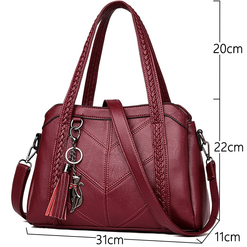 Luxus Handtaschen Frauen Taschen Designer Umhängetaschen für Frauen 2021 Neue Geldbörsen und Handtaschen Hochwertige Leder Tragetasche Bolsa