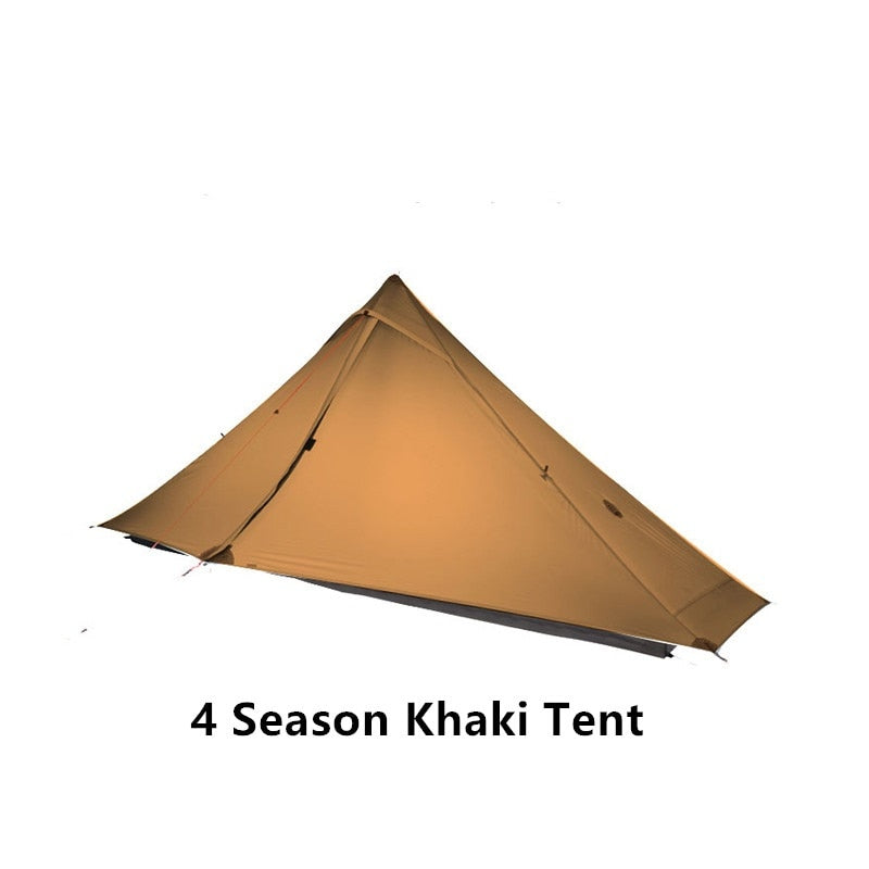 3F UL GEAR LanShan 1 pro 1 Person  Outdoor Ultralight Camping Tent 3 Season  Professional 20D Nylon Both Sides Silicon Tent