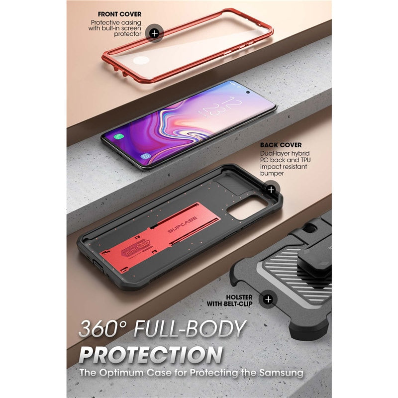 Funda SUPCASE para Samsung Galaxy S20 FE (versión 2020) UB Pro funda de cuerpo completo con protector de pantalla incorporado y soporte