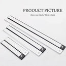 Ultra-Thin Night Light 12/23.5/40cm LED Under Cabinet Lights PIR Motion Sensor USB Rechargeable Lamp For Kitchen