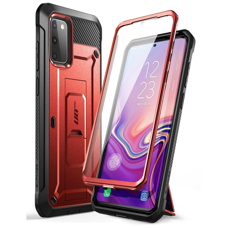 SUPCASE für Samsung Galaxy S20 FE Hülle (2020 Release) UB Pro Ganzkörper-Holster-Abdeckung mit integriertem Displayschutz und Ständer