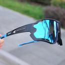 2019 Brandneue polarisierte Fahrradbrille Mountainbike Fahrradbrille Outdoor Sports Fahrradbrille Sonnenbrille UV400 4 Linse