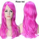 S-noilite Synthetic 28colors 22inch Loose Wave Perücken Halloween Cosplay Perücke Blau Rot Rosa Grau Lila Haarperücke Cosplay für Party