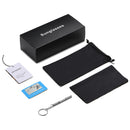 Gafas de sol polarizadas de madera de nogal marca GM para hombre, gafas de sol con montura cuadrada, gafas de sol para mujer, gafas de sol masculinas S7061h