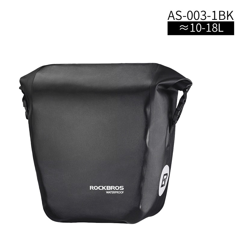 Bolsa de bicicleta impermeable ROCKBROS 27L, bolsa de viaje para ciclismo, cesta, estante trasero para bicicleta, asiento trasero, bolsas para maletero, alforja, accesorios para bicicleta MTB