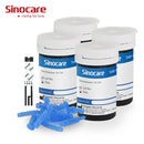300/200/100/50PCS Sinocare Safe-Accu Blutzuckerteststreifen und Lanzetten für Diabetes-Tester