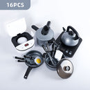 Niños Juego de imaginación Juguete Mini Juguetes de cocina Utensilios de cocina Olla Pan Simulación Utensilios de cocina Juguetes de cocina para niños