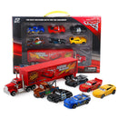 Set Disney Pixar Car 3 Lightning McQueen Jackson Storm Mack Uncle Truck 1:55 Diecast Metal Car Model Toy Boy Weihnachtsgeschenk