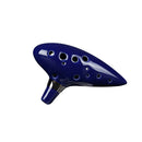 Ocarina cerámica leyenda de 12 agujeros cerámica Alto C Ocarina flauta azul inspirado tiempo instrumento Musical para accesorios para principiantes