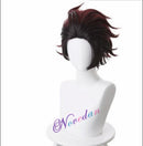 Disfraz de Anime Demon Slayer Cosplay Tanjirou Kamado Cosplay disfraz Kimetsu no Yaiba hombres Kimono disfraz de Halloween