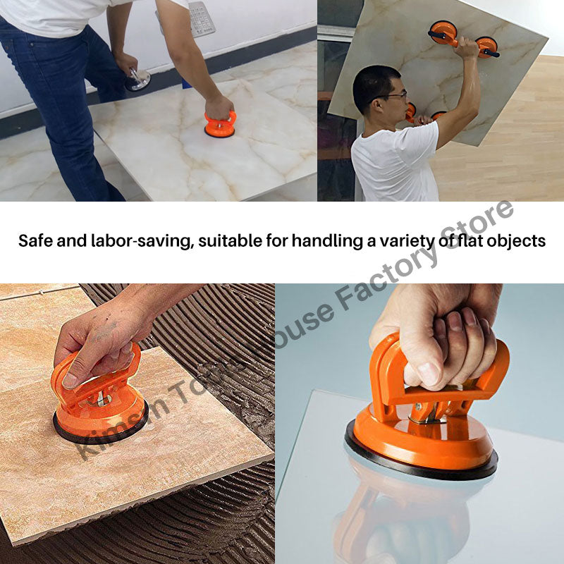 Vacuum Suction Cup Grip Sucker Plate Single Claw Double-claw Three -jaw Suction Puller For Tile  Glass Floor Sucker Lifting Tool