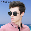 KINGSEVEN Aluminium Herren Sonnenbrille Polarisierte Gläser Marke Rot Design Bügel Sonnenbrillen Beschichtung Spiegelgläser Oculos de sol 7719