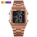SKMEI 2 Time Men Digital Sport Watches Brand Countdown Stopwatch Fashion LED Electronic Wristwatch Male Reloj Hombre
