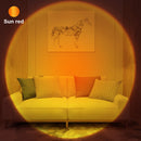 Sonnenuntergangs-Projektionslampe, USB-Anschluss, 180 ° drehbare LED-Projektorlampe, für die Schaffung von Selfie-Atmosphäre im Schlafzimmer