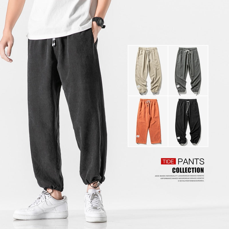 Big 5XL 6XL 7XL 8XL Men Casual New Solid Sweatpants Mens Hip Hop Casual Harem Pants Streetwear Male Trousers Plus Size Bottoms