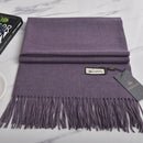 VISROVER neue 32 Farben Frau Winterschal Mode weibliche Schals Kaschmir handfeeling Winter Wraps einfarbig Winter Hijab Schal