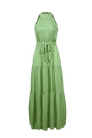 Sommer Langes Kleid Frauen 2022 Polka Dot Casual Midi Kleider Schwarz Halfter Trägerloses Sommerkleid Urlaubskleid Kleidung Für Frauen