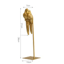Nordic Creative Resin Simuliertes Tier Papagei Vogel Crafts Ornaments Gold Modern Home Desktop Dekoration Miniaturfiguren
