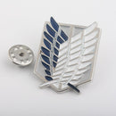 Venta al por mayor Attack On Titan llavero Anime Shingeki No Kyojin Wings of Liberty Scout Legion Emble Eren Key colgante llavero joyería