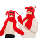 Winter Cute Funny Hat Moving Rabbit Ear Hat Velvet Toys Hair Hoop Hat Rabbit Hat Moves Ear Hat Plush Toy 5 Color Gifts For Child