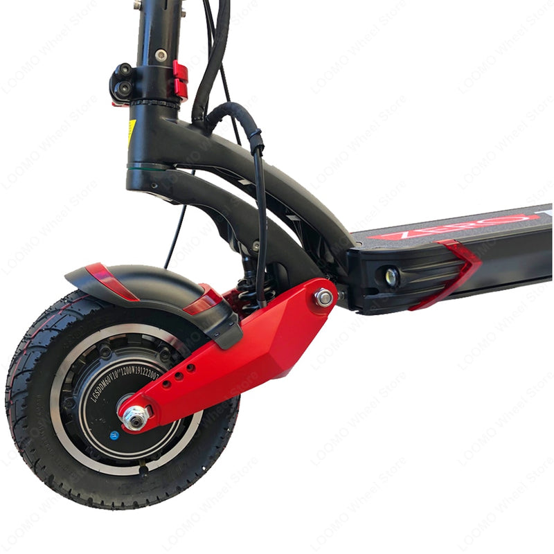 US-Lager Original Zero 10X Scooter 10-Zoll-Doppelmotor-Hochgeschwindigkeits-Elektroroller 60 V 2400 W E-Scooter 65 km / h Kostenlose Geschenke