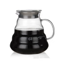 Coffee Pot ,350ml 600ml 800ml Glass Coffee Dripper, Insulated handle To Keep Your Pour Over Coffee and Fresh Drip Kettle