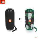 T&amp;G TG117 Portable Bluetooth Speaker Wireless Bass Column Waterproof Outdoor Music Vibro Speakers TF Card Subwoofer Loudspeaker