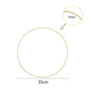 10-40 cm Gold Metall Ring Blumenkranz Girlande Jäten Dekoration für Hochzeiten Brautparty Home Party Dekoration Catcher Hoops